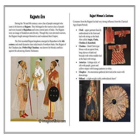 Rajput & MUghal Costumes