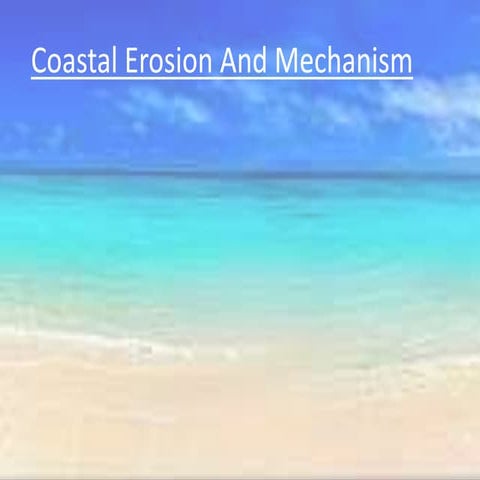 coastal erosion