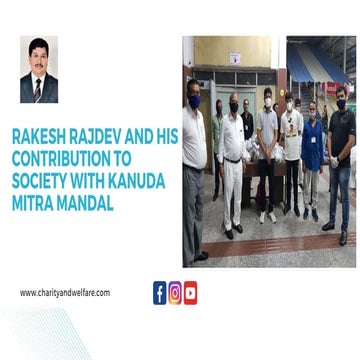 Rakesh Rajdev – The Founder Of Many Companies And NGO.pptx