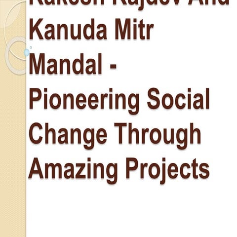Kanuda Mitra Mandal Owned By Rakesh Rajdev – A Popular NGO Of Hope And ...