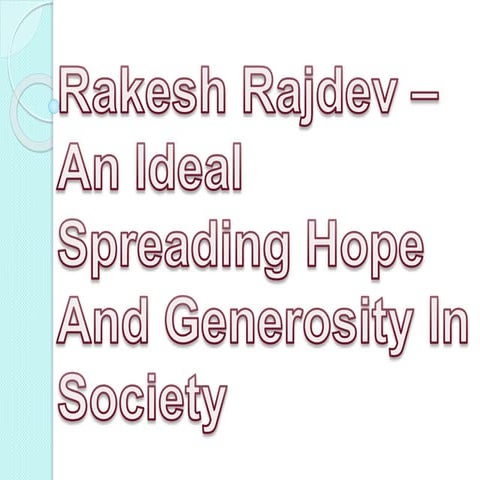 Rakesh Rajdev And His Respectful Gesture - The Bhagwat Saptah Event.pptx