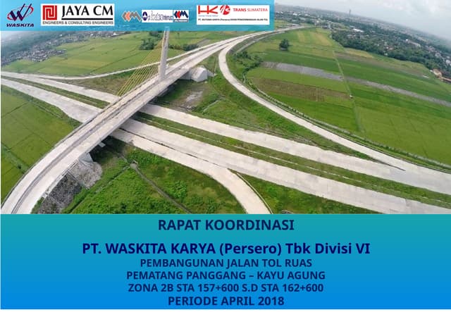 Presentasi Waskita RAKOR APRIL 2018 rev1