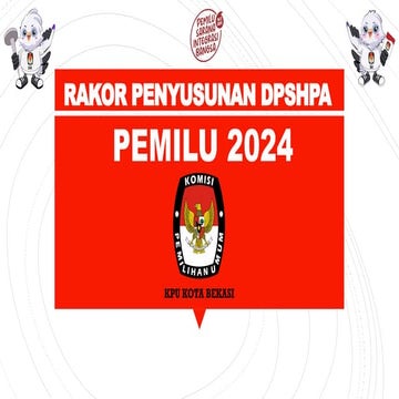 RAKOR PENYUSUNAN DPSHP AKHIR PPK SE Kota  Bekasi