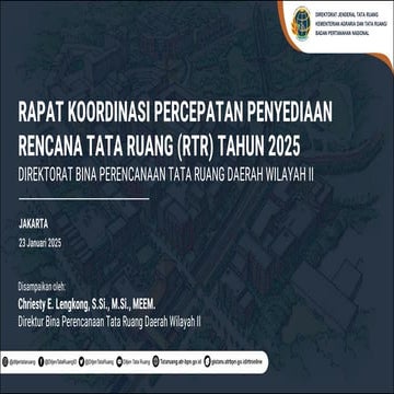 Peraturan Penataan Ruang RDTR | PDF