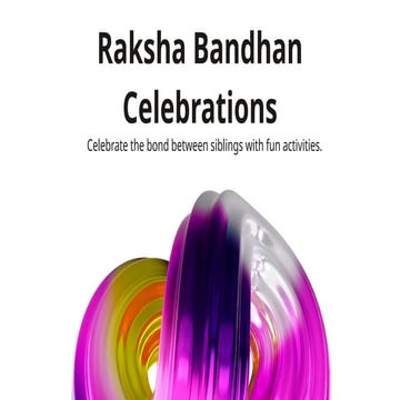 Raksha Bandhan Celebrations PPT festival