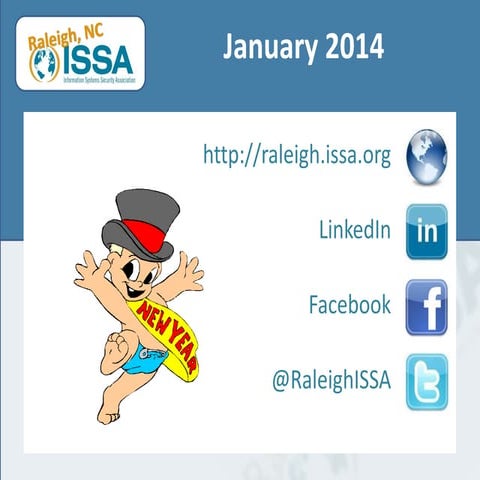 2014-01 Raleigh ISSA Chapter Updates January 2014