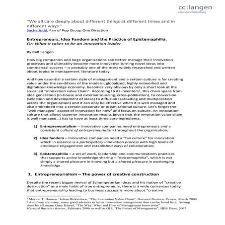 Ralf langen-2017-entrepreneurs-idea-fandom-and-the-practice-of-epistemaphilia.