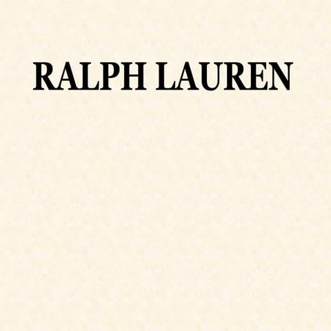 Ralph lauren