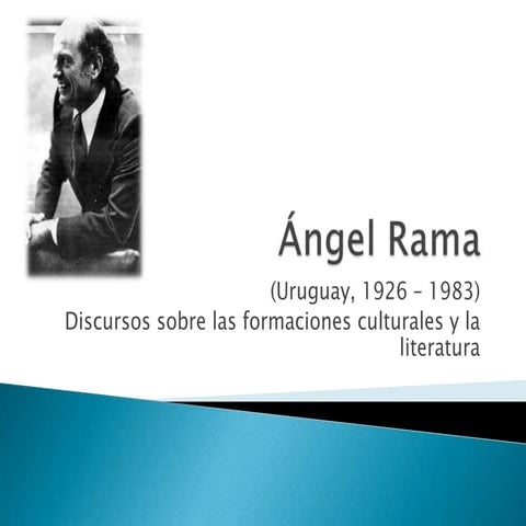 Ángel Rama - Antonio Cornejo Polar | PPTX