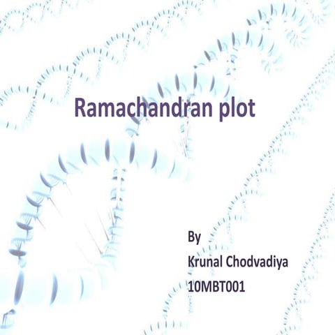Ramachandran plot by Krunal Chodvadiya