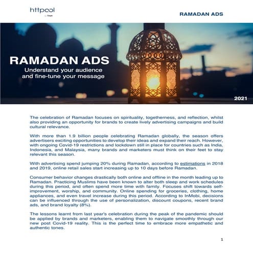 Ramadan Ads: Understand your audience and fine-tune your message