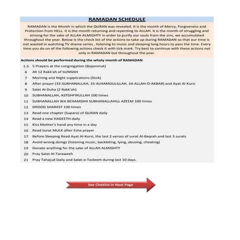 Ramadan checklist (print form)