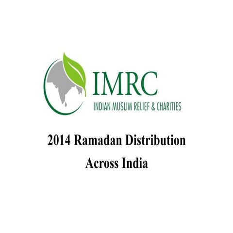 IMRC 2014 Ramadan Distribution of 1.6 Million Meals! | PPSX