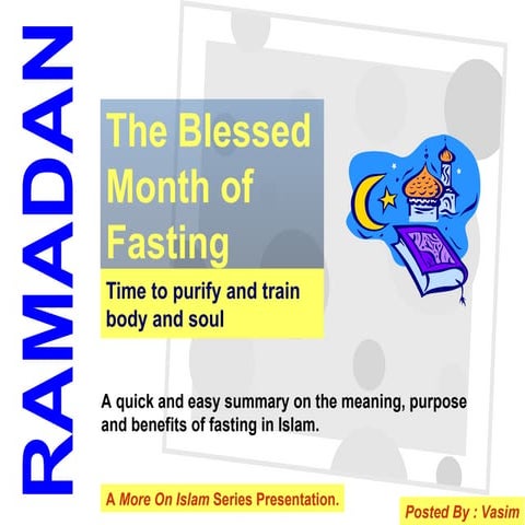 Ramadan For Body & Soul