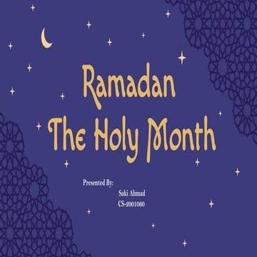 ramadan religious practices