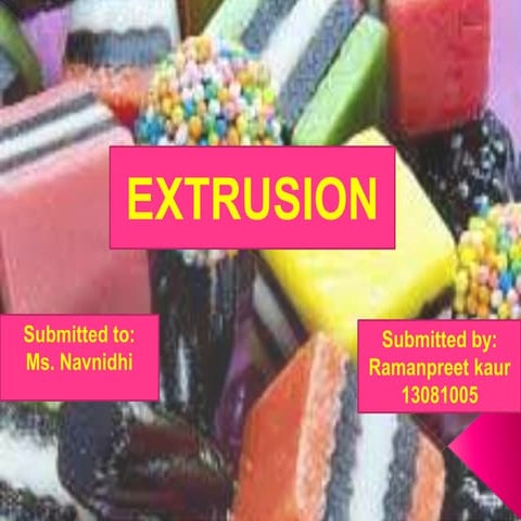 extrusion 