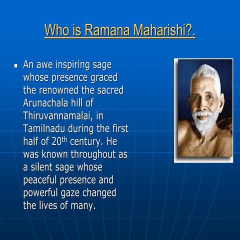 Raman Maharshi