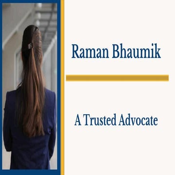 Raman Bhaumik Plano - Supports Local Initiatives And Creates Growth ...