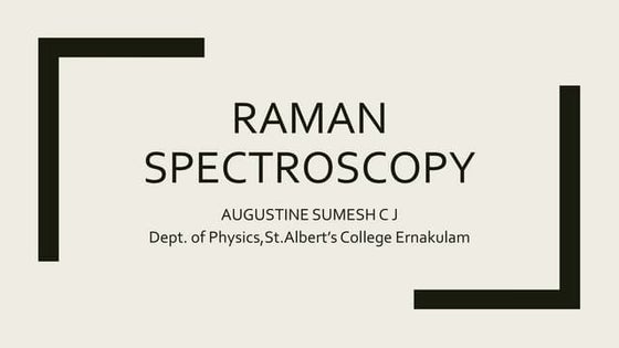 Augustine Sumesh presentations