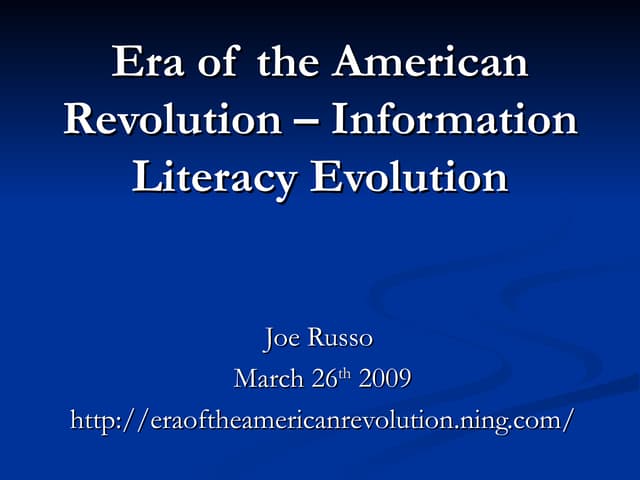 Ramapo Presentation