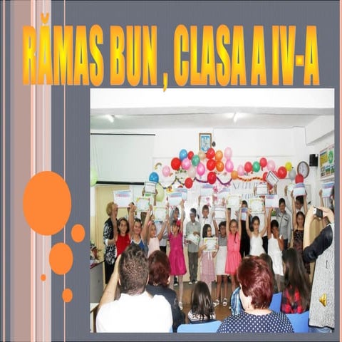 Ramas bun clasa a IV-a, 2015 | PPT
