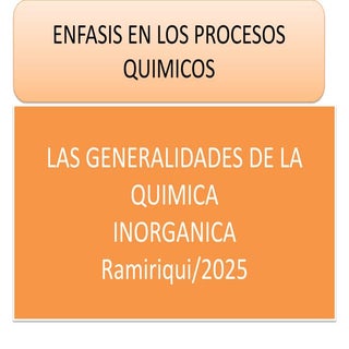 Ramas de la quimica