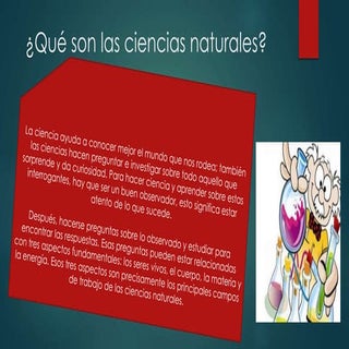  las ciencias naturales