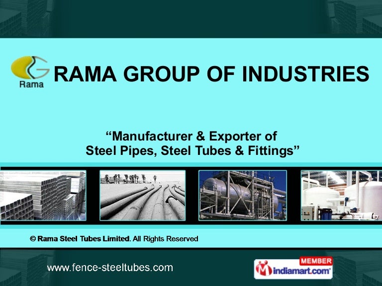 Rama Steel Tubes Limited Delhi India