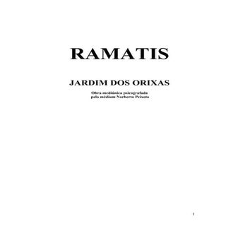 Ramatis jardim dos orixás