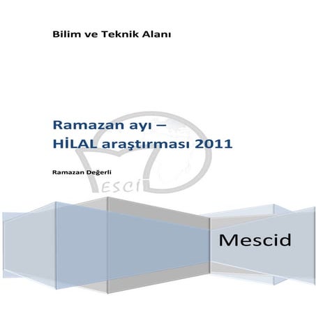 Ramazan hilal-2011