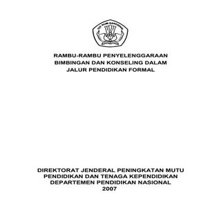 Rambu-rambu penyelenggaraan BK dala...