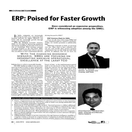 ERP Software: A Perfect Solution for Faster Growth and Strong Future!