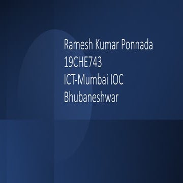 ramesh kumar ponnada water purifications | PPTX