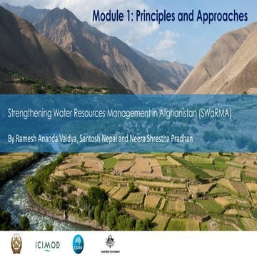 SWaRMA_IRBM_Module1_#1, Principles of IWRM and IRBM: Challenges for the Himal...