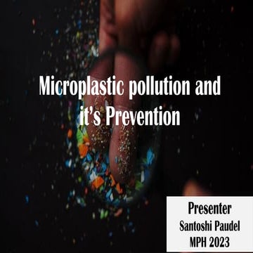 Microplastics | PPTX
