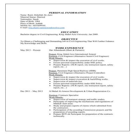 Rami cv | PDF