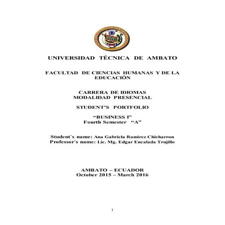 Ramirez Ana Business I Portfolio