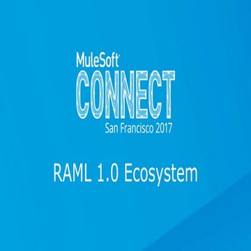 The RAML 1.0 Ecosystem
