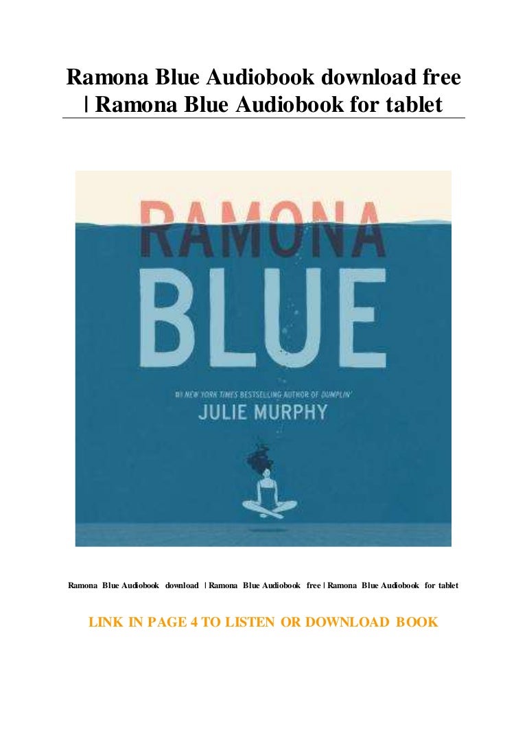 Ramona Blue Audiobook Download Free Ramona Blue Audiobook For Tablet