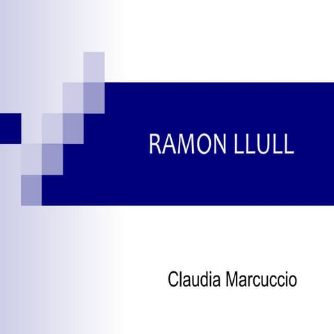 Ramon llull | PPT