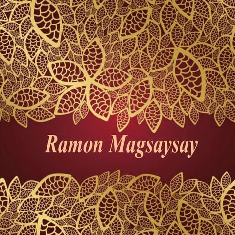 Ramon magsaysay