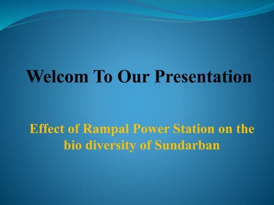 Rampal power plant | PPTX