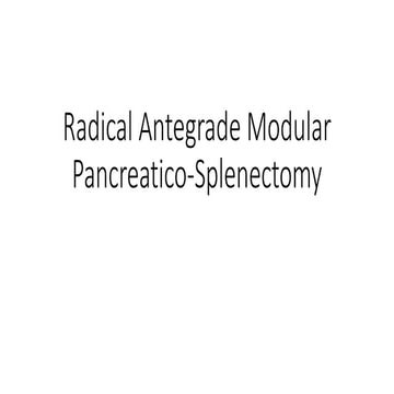 RAMPS.pptx surgery of pancreas done for radical resection | PPTX