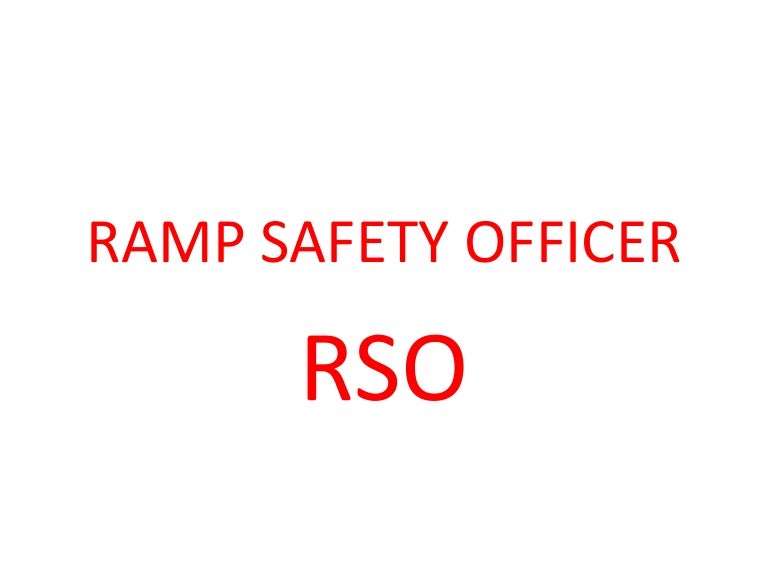 Ramp safety officer