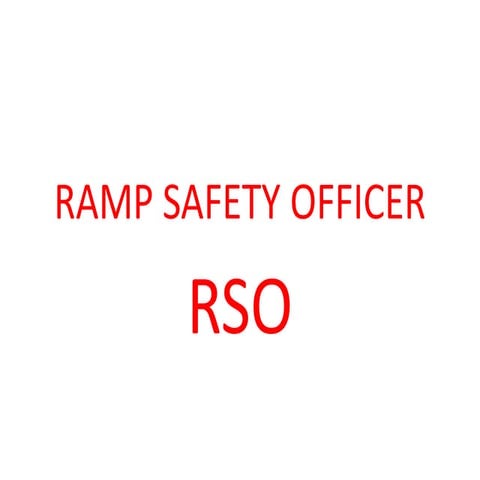 Ramp safety officer