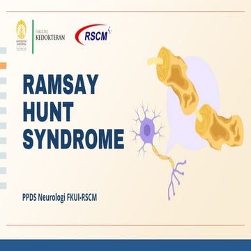 Ramsay Hunt Syndrome, sebuah gejala klinis, patofisiologi, eriolog ...