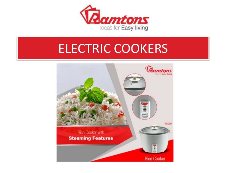 RamtonsHow To Use Electric Cookers
