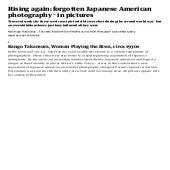 Rising again: forgotten Japanese American photography – in pictures