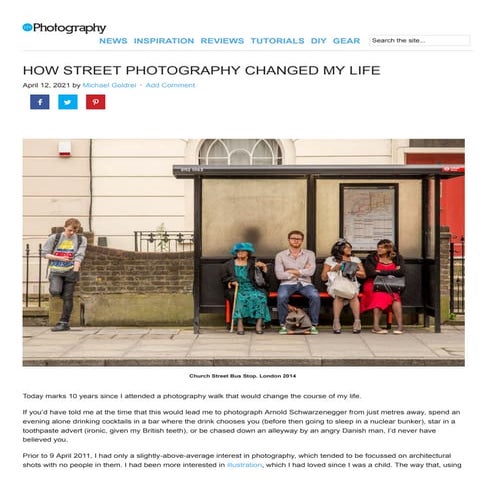 HOW STREET PHOTOGRAPHY CHANGED MY LIFE