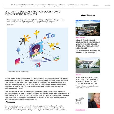 3 GRAPHIC DESIGN APPS FOR YOUR HOME FURNISHINGS BUSINESS